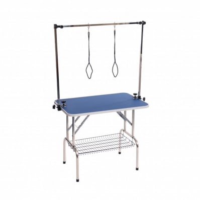 35" Heavy Duty Folding Dog Grooming Table Adjustable Portable