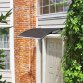 Tinted Outdoor Front Door Canopy Porch Awning Patio Rain Shelter Cover 120x80cm