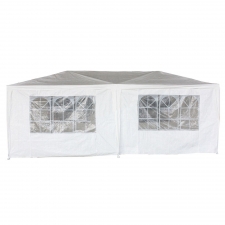 3m x 6m White Waterproof Garden Gazebo Marquee Awning Party Tent