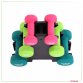12kg Neoprene Hand Dumbbell Workout Weight Set Including Stand