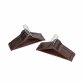 Pack of 20 Dark Brown Wooden Clothes Garment Coat Suit Hangers with Trouser Bar