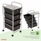 4 Drawer Storage Mobile Makeup Salon Trolley Portable Organiser