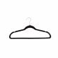 Pack of 20 Black Non-Slip Space Saving Velvet Clothes Garment Coat Suit Hangers