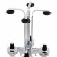 4 Bottle Rotating Spirit Drink Dispenser Stand Bar Shot Measurer