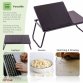 Black Portable Folding Laptop Notebook Tablet Computer Table Desk Stand