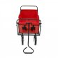 Red Heavy Duty Foldable Garden Festival Trolley Cart Wagon Truck