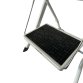 Foldable 2 Step Ladder Stepladder Non Slip Tread Safety Steel Portable Stool