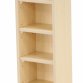 6 Tier Beech Wooden CD DVD Game Book Shelf Storage Tower Rack - Fits 102 CDs