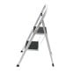 Foldable 2 Step Ladder Stepladder Non Slip Tread Safety Steel