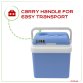 24L 240V AC & 12V DC Coolbox Hot Cold Portable Electric Cool Box