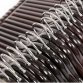 Pack of 20 Dark Brown Wooden Clothes Garment Coat Suit Hangers with Trouser Bar