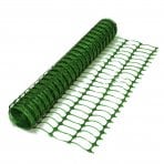 Heavy Duty Green Safety Barrier Mesh Fencing 1mtr x 50mtr