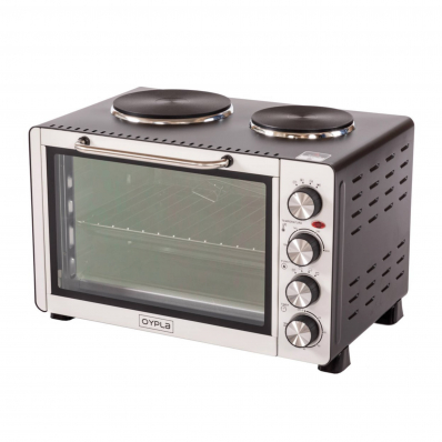 30 Litre Electrical Mini Compact Oven Kitchen Mate c/w 2 Hot Plates, And Timer