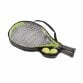 2 Player Junior Tennis Set w/ 23" Aluminium Rackets, Balls & Carry Bag