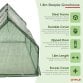 Small Steeple Growhouse Garden Plant Greenhouse with Plastic Mesh Cover