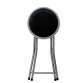 Black Padded Folding Breakfast Kitchen Bar Stool Seat