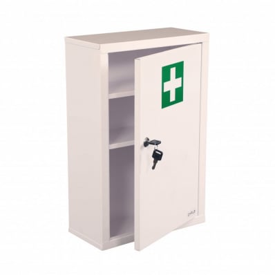 Wall Mounted Metal First Aid Medicine Medical Cabinet Locker