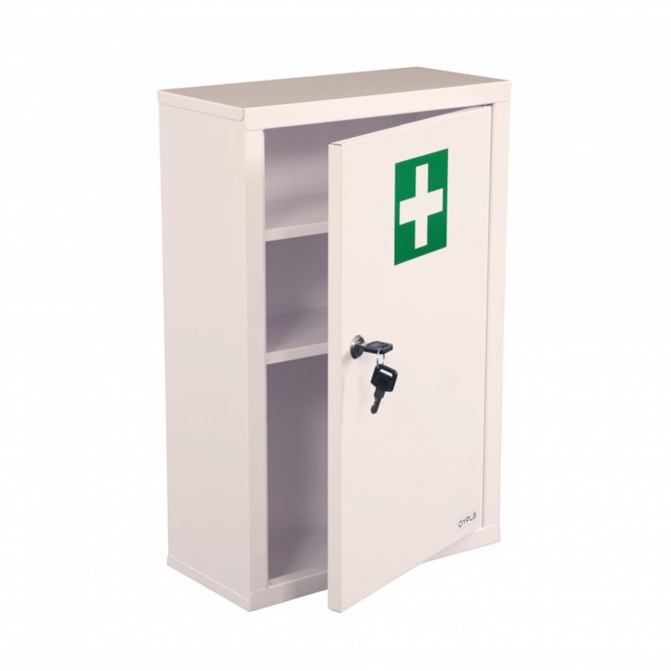 Wall Mounted Metal First Aid Medicine Medical Cabinet Locker - Click Image to Close