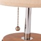 Dual USB Charging Bedside Nightstand Table Lamp & Linen Shade - Includes Bulb