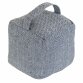 Pack of 2 Fabric Heavy Weighted Cube Door Stops Stoppers w/ Handle