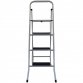 Foldable 4 Step Ladder Stepladder Non Slip Tread Safety Steel
