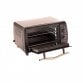 9L Electric Black Mini Oven 800W 50HZ 230V Adjustable Temperature Control