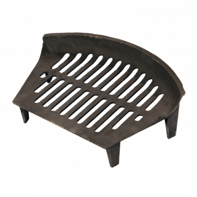 Open Fire Grate 16" Cast Iron Heavy Duty Log Coal Wood