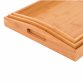 Set of 3 Wooden Bamboo Breakfast Serving Trays Platters