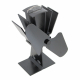 Eco-Friendly Heat Powered Log Burner Fireplace Stove Top Fan