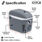 7.5L 12V DC Car Cooler Coolbox Hot Cold Portable Electric Cool