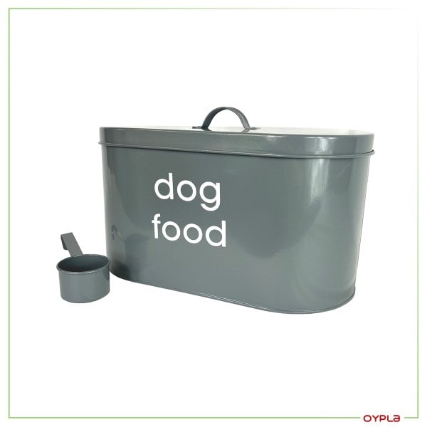 Double dog food store bin