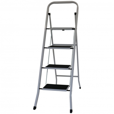 step ladder tread safety foldable slip steel stepladder non oypla basket