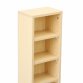 6 Tier Beech Wooden CD DVD Game Book Shelf Storage Tower Rack - Fits 102 CDs