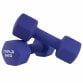 Pair of 6kg Hex Anti Roll Neoprene Non Slip Hand Dumbbells Workout Weights