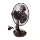 12" 3 Speed Oscillating Black Electric Desk Home Office Fan