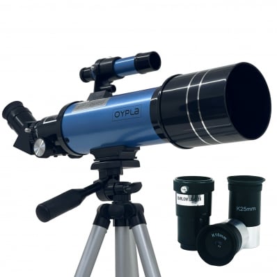 Pro Astronomical 400-70 Portable Refractor Telescope with Adjustable Tripod