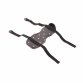 Black Garden Lawn Aerating Shoes Sandals Grass Aerator