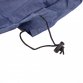 Portable Kids Toy Blue Drawstring Storage Bag Play Mat with Mesh Pockets