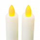 8 Flameless Battery Operated LED Taper Candles w/ Timer