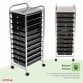 10 Drawer Storage Mobile Makeup Salon Trolley Portable Organiser