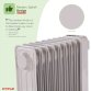 2000W 9 Fin Portable Oil Filled Radiator Electric Heater