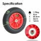 14" 3.50-8 Plastic Rim Wheelbarrow Replacement Pneumatic Tyre Wheel