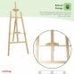 5ft 1500mm Wooden Pine Tripod Studio Canvas Easel Art Stand