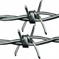 15m x 1.7mm Galvanised Steel Barbed Wire Livestock Security