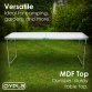 4ft Folding Outdoor Camping Kitchen Work Top Table