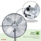16" Inch 40cm Chrome Metal Pedestal 3 Speed Stand Fan Cooling