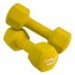 Pair of 4kg Hex Anti Roll Neoprene Non Slip Hand Dumbbells Workout Weights