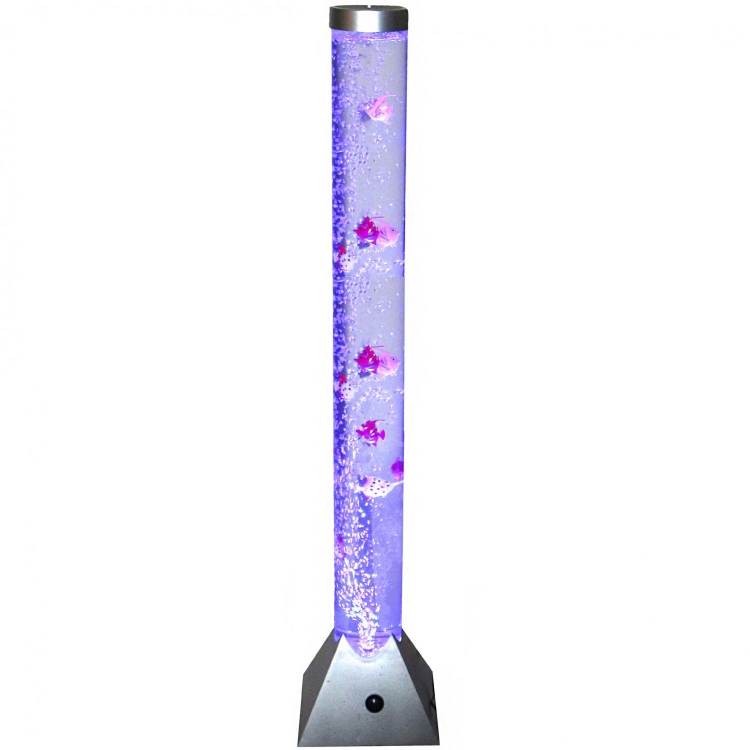 120cm Colour Changing LED Water Bubble Fish Novelty Lamp - Click Image to Close