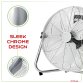 18" Chrome 3 Speed Free Standing Gym Fan