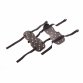 Black Garden Lawn Aerating Shoes Sandals Grass Aerator